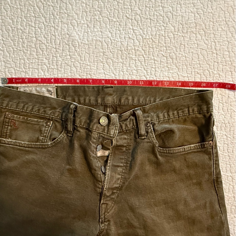 Polo Ralph Lauren AUTHENTIC DUNGAREES Men's Slim Fit Green Size 32x30 - Picture 14 of 14